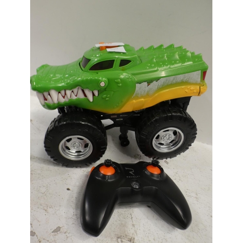 3235 - Two iPoint Orbit Pencil Sharpeners and a Crocodile Remote Control Car (225 - 361 ) * This lot is sub... 