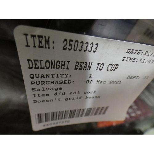 3270 - Delonghi Bean To Cup Magnifica S Smart Coffee Machine (model:- ECAM250.33.TB), RRP £299.99 + VAT (22... 