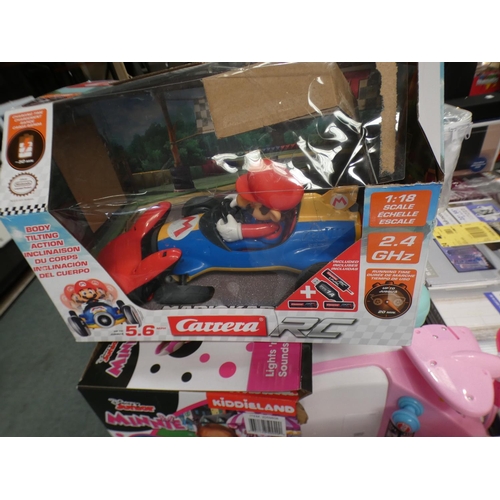 3272 - Crazy Racer, Mario Kart Single (Remote Control) and Disney Ride On Toy      (225 - 137, 347, 348) * ... 