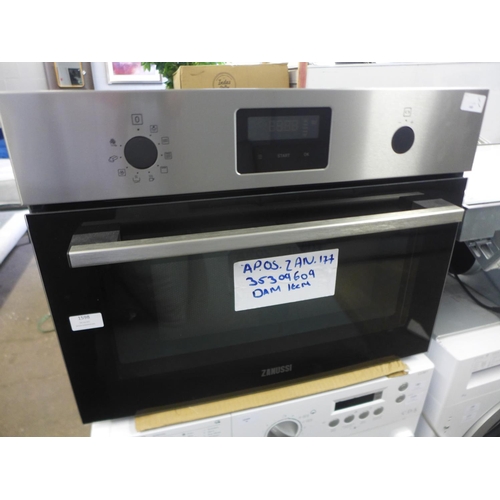 1598 - Zanussi Microwave with Grill H455xW595xD567 - model no:- ZVENW6X1, RRP £332.5 inc. VAT * This lot is... 