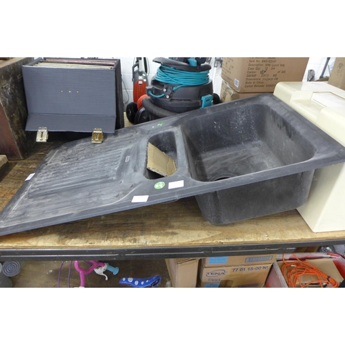 2242 - Blanco black composite sink - unused