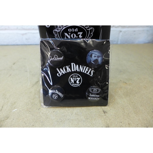 2077 - Jack Daniels fudge tins and 9 packs of 4 Badgers