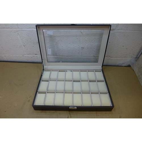 2094 - Large watch display box (24 slots)