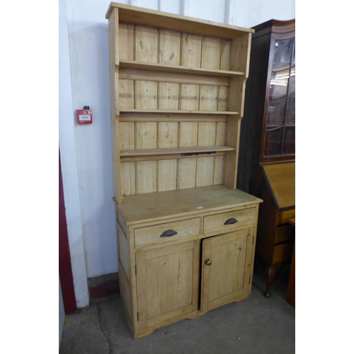 147 - A Victorian pine dresser