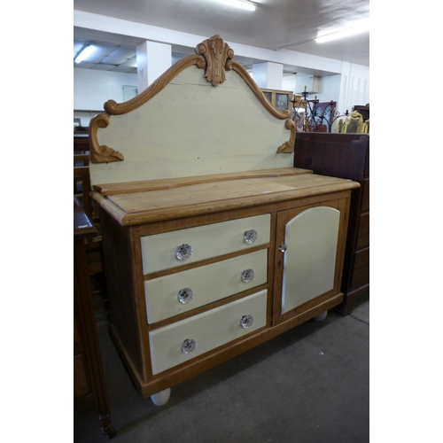 183 - A Victorian Lincolnshire painted pine chiffonier