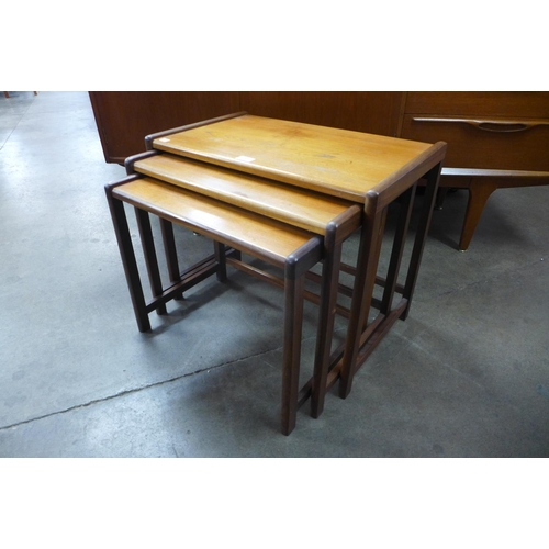 71 - A teak nest of tables