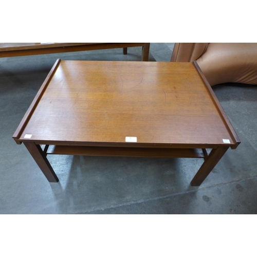 90 - A teak coffee table