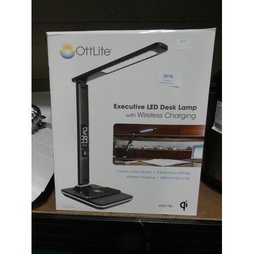 3074 - Ottlite Executive Led  desk lamp   (227-177) * This lot is subject to VAT