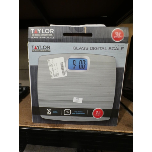 3079 - Taylor Bath Scales Silver (227-204) * This lot is subject to VAT