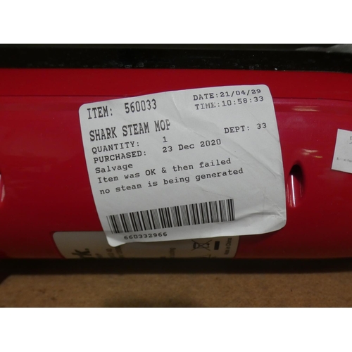 3084 - Two Shark Steam Mops - model S6003UKCO, RRP £109.99 + vat        (227-194, 195) * This lot is subjec... 