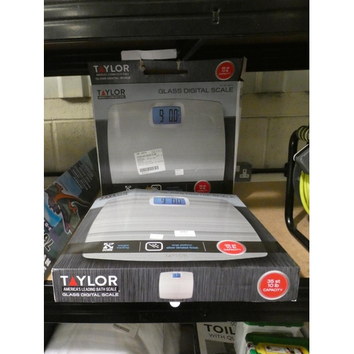 3087 - Two Sets of Silver Taylor Bath Scales  (227-285, 286) * This lot is subject to VAT