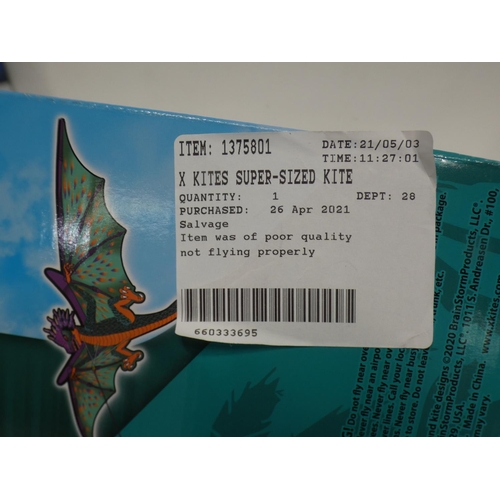3088 - X Kites Super-Sized Kite and Zulu Kid's Bottles  (227-287, 290) * This lot is subject to VAT