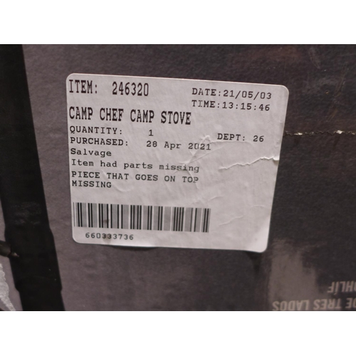 3111 - Camp Chef Camp Stove - RRP £119.99 + vat    (227-249) * This lot is subject to VAT