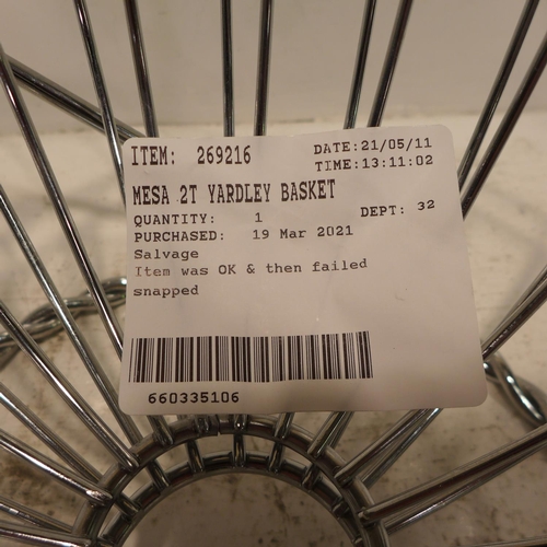 3117 - Mesa 2T Yardley Basket and Ottlite Flex Neck Lamp With Wireless Charging   (227-353, 355) * This lot... 