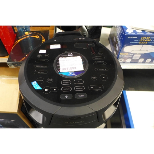 3130 - Sony Mhcv73D Audio wireless speaker , RRP £399.99 + vat  - no remote (227-359) * This lot is subject... 