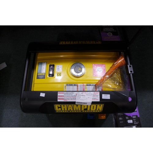 3152 - Champion Generator - model CPG3500  , RRP £199.99 + vat       (227-402) * This lot is subject to VAT