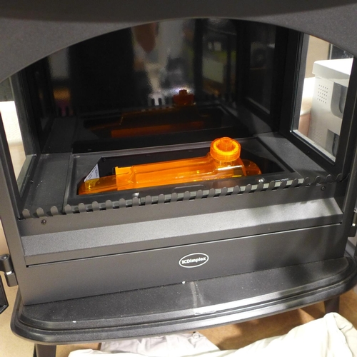 3159 - Dimplex Beckley Stove Optimyst matt black, RRP £379.99 + vat (227-148) * This lot is subject to VAT