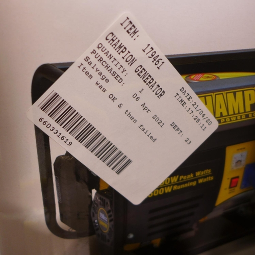 3166 - Champion Generator - model CPG3500, RRP £189.99 + vat       (227-140) * This lot is subject to VAT