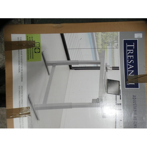 3244 - White Tech Power Adjustable Desk, RRP £266.66 + VAT (226-24) * This lot is subject to VAT