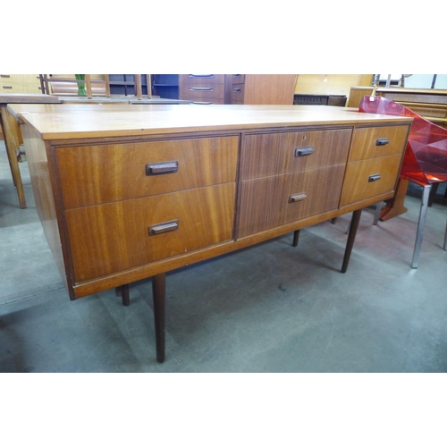 72 - A teak and afromosia sideboard