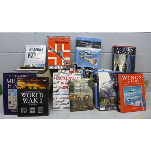 1090 - A collection of books, WWI and WWII military history, aircraft, etc. (4) **PLEASE NOTE THIS LOT IS N... 