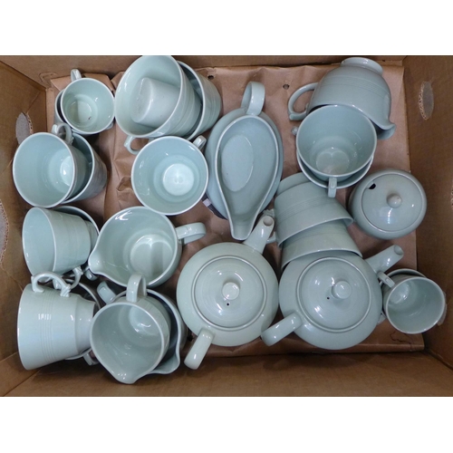 1101 - A large quantity of Green Beryl tea ware **PLEASE NOTE THIS LOT IS NOT ELIGIBLE FOR POSTING AND PACK... 