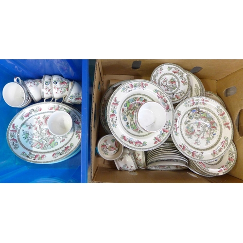 1105 - Indian Tree dinnerwares **PLEASE NOTE THIS LOT IS NOT ELIGIBLE FOR POSTING AND PACKING**