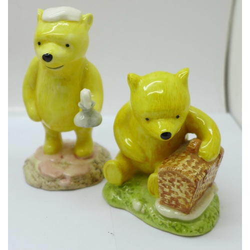 691 - A collection of five Royal Doulton Winnie the Pooh figures, boxed