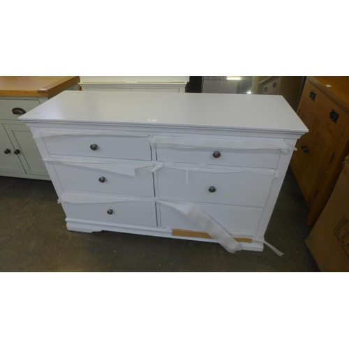 1481 - A grey 6 drawer chest marked*this lot is subject to VAT