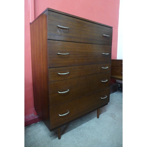 49 - A Stag afromosia chest of drawers