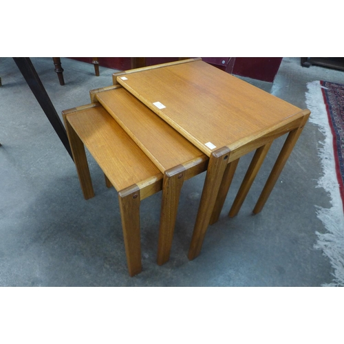 78 - A Danish teak nest of tables