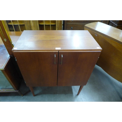 81 - A Danish teak two door cabinet