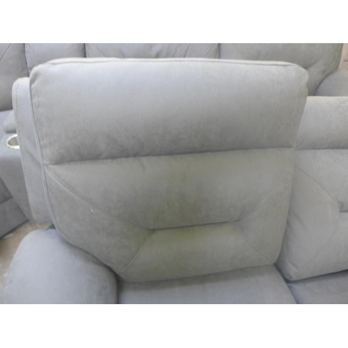 1550 - A Kuka fabric two seater sofa with power recling, RRP £666.66 + vat ( 4057-10 ) * this lot is subjec... 