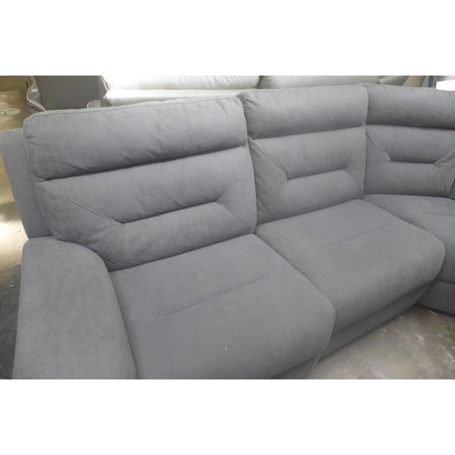 1550 - A Kuka fabric two seater sofa with power recling, RRP £666.66 + vat ( 4057-10 ) * this lot is subjec... 