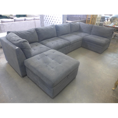 1565 - A Thomasville Tisdale six piece sectional sofa, RRP £1249.91 + vat  ( 4057-3 )  * this lot is subjec... 