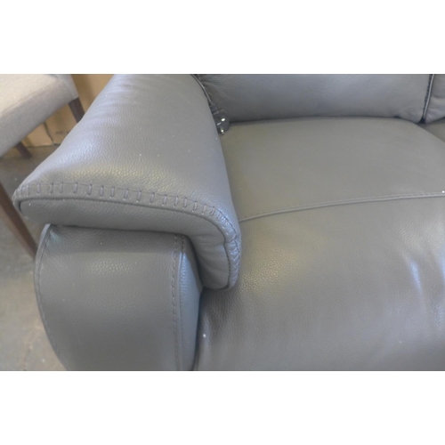 1573 - A Barratt two seater leather power reclining sofa, RRP £916.66 ( 4057-19 ) * this lot is subject to ... 