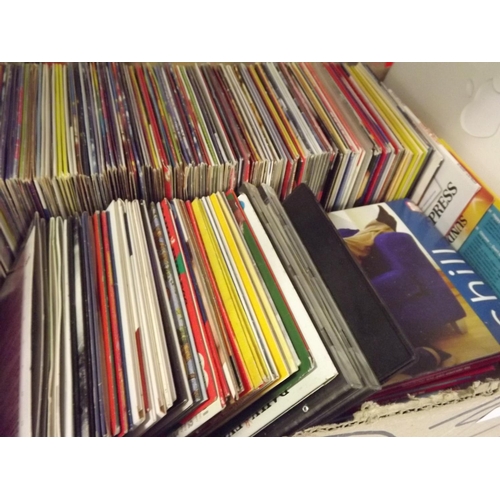 2092 - Approx. 80 assorted CDs; chill, easy listening plus Apple iBook laptop - a/f