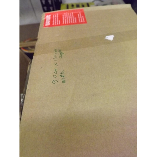 2163 - 2 Faux wood Venetian blinds, sizes 60x130cm & 90x130cm, unused