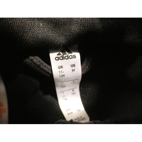 3095 - 2 Boy's zip up Adidas tops; 1 black size 11-12 yrs, 1 blue size 9-10 yrs * this lot is subject to VA... 