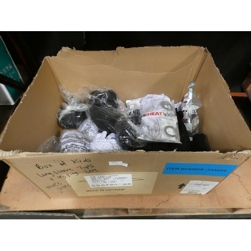 3430 - A box of children's long sleeve, crew neck and legging sets, mixed sizes * this lot is subject to VA... 