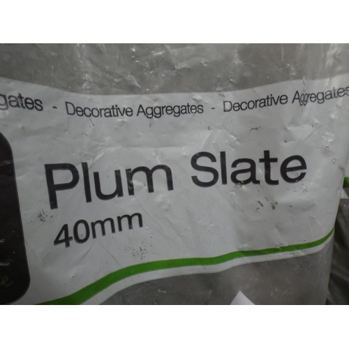 3446 - Zest Plum Slate Aggregate (30kg)         (228-356) * This lot is subject to VAT