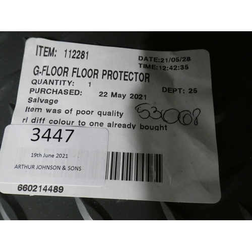 3447 - G-Floor Floor Protector (model:- GF75DT717SG), RRP £131.99 + VAT (228-364) * This lot is subject to ... 