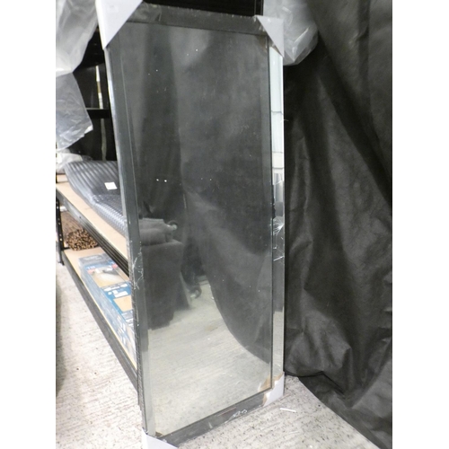 3449 - Luna Leaner Mirror (70cm x 30cm)   (228-363) * This lot is subject to VAT