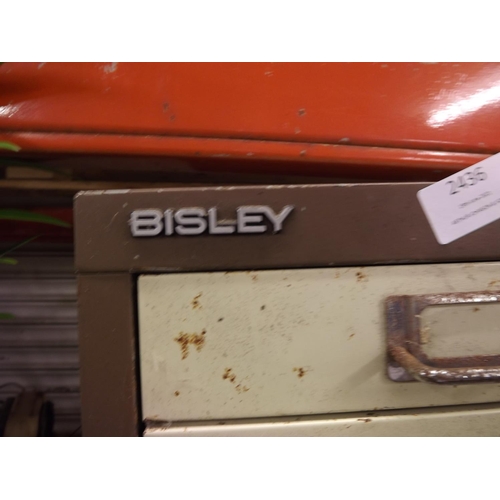 2436 - Bisley 10 drawer filing cabinet