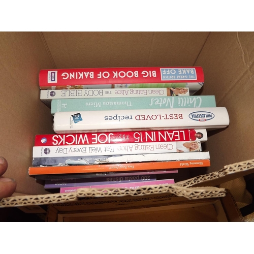 2451 - 2 Boxes of cookery books & a Nutri Bullet