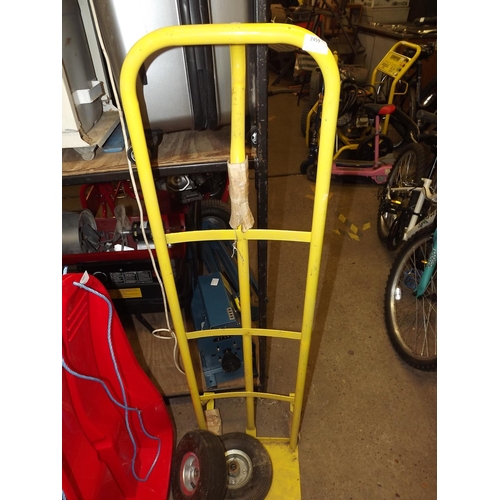 2459 - Yellow sack trolley with wheels (requires support bar for wheels)