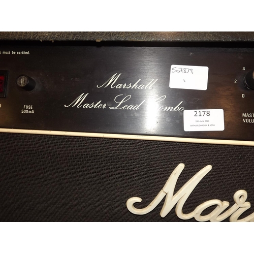 2178 - Marshall Master lead combo amp - W