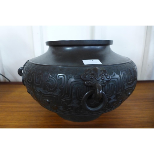 434 - A large Chinese bronze censer