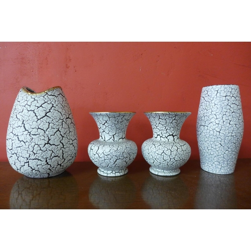 120 - Four West German Jasba Keramik vases