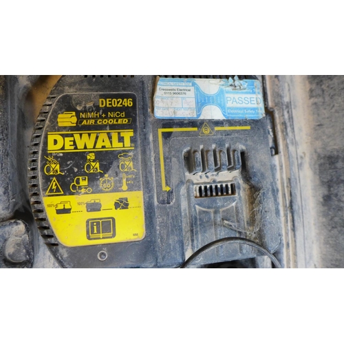 2021 - DeWalt (DW005) SDS cordless hammer drill with battery & charger in case